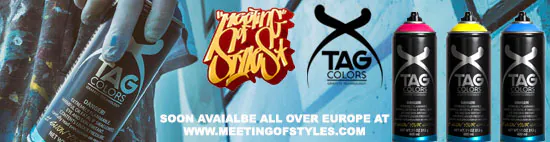 TAG MOS Banner - Meeting of Styles: International Street Art & Graffiti