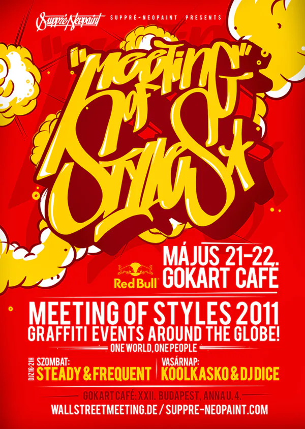 MOS PLAKAT SQ1 - Meeting of Styles: International Street Art & Graffiti