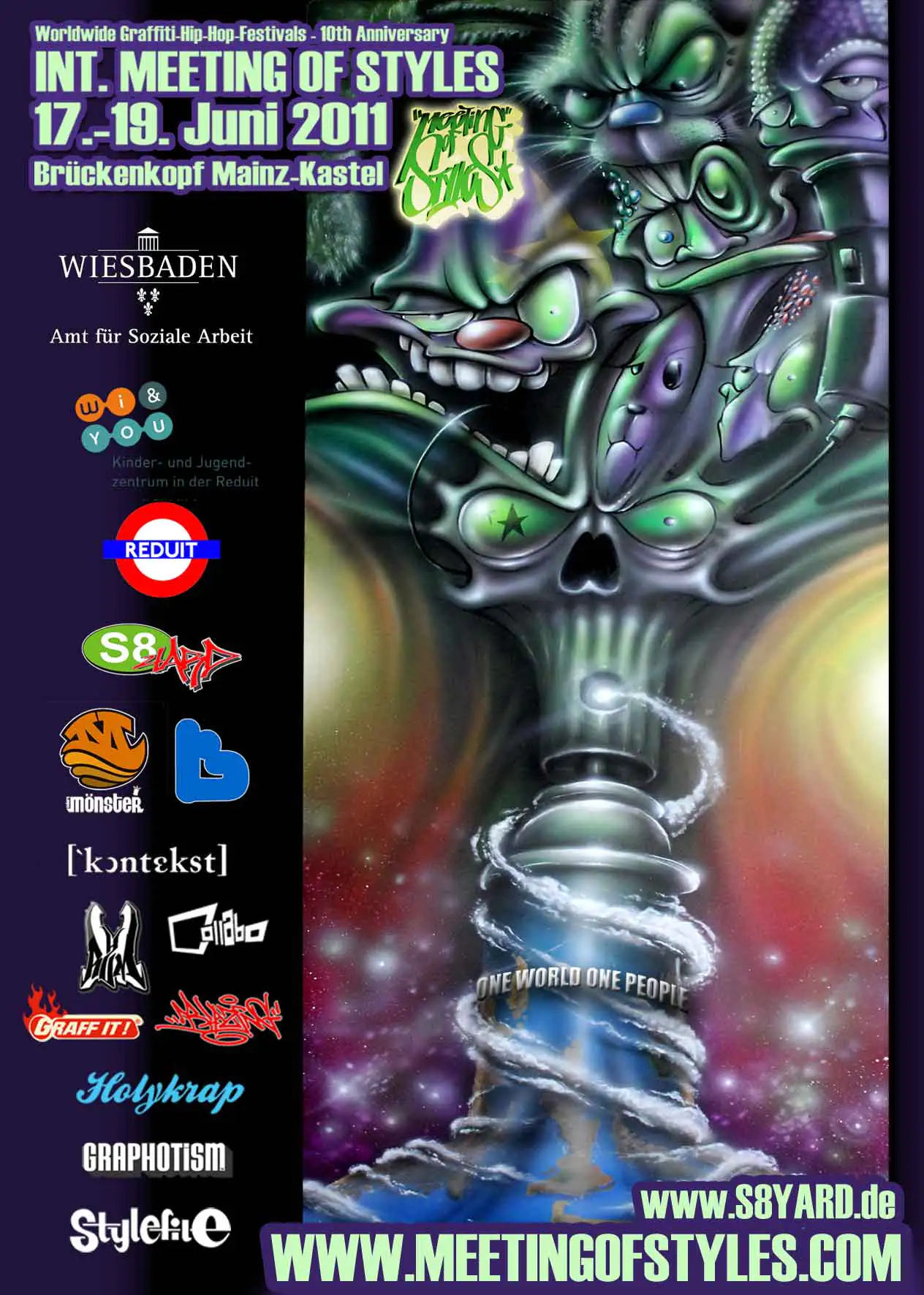 17โ19 June 2011, Wiesbaden (Germany) 3 - Meeting of Styles: International Street Art & Graffiti WSB11flyfr - Meeting of Styles: International Street Art & Graffiti