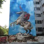 Jim Vision Gauchito Gil - Meeting of Styles: International Street Art & Graffiti