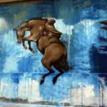 Jim Vision bucking bronco - Meeting of Styles: International Street Art & Graffiti