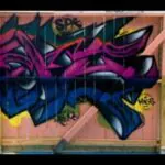 overspray fence full 84x12 mos 2013 houtx flattened - Meeting of Styles: International Street Art & Graffiti