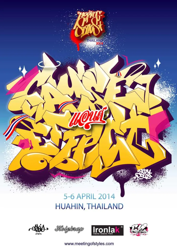 BKK14posterfrweb - Meeting of Styles: International Street Art & Graffiti