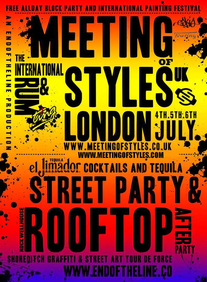 LON14fly - Meeting of Styles: International Street Art & Graffiti