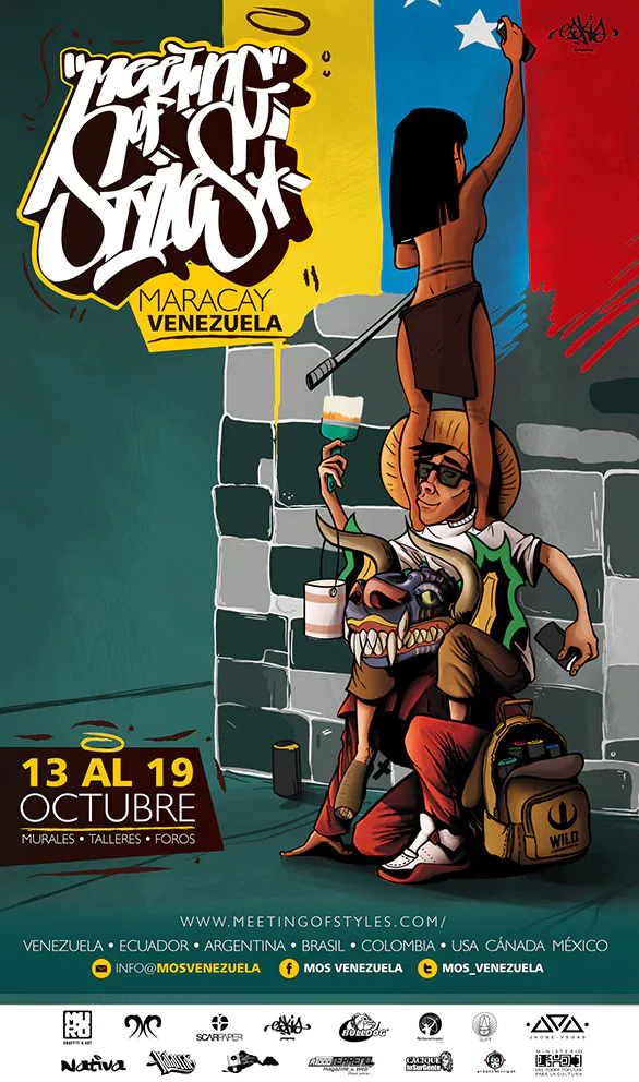 18-19 October 2014, Maracay (Venezuela) 3 - Meeting of Styles: International Street Art & Graffiti VZ14fly2web - Meeting of Styles: International Street Art & Graffiti