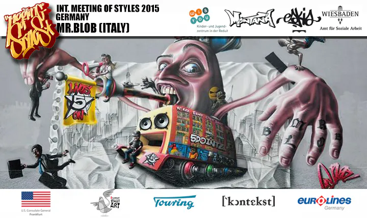 mrblob - Meeting of Styles: International Street Art & Graffiti