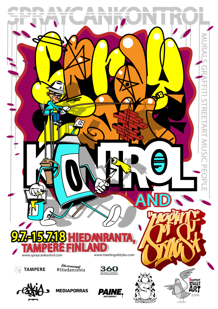 9-15 July 2018, Tampere (Finland) 3 - Meeting of Styles: International Street Art & Graffiti SCK flaba web - Meeting of Styles: International Street Art & Graffiti