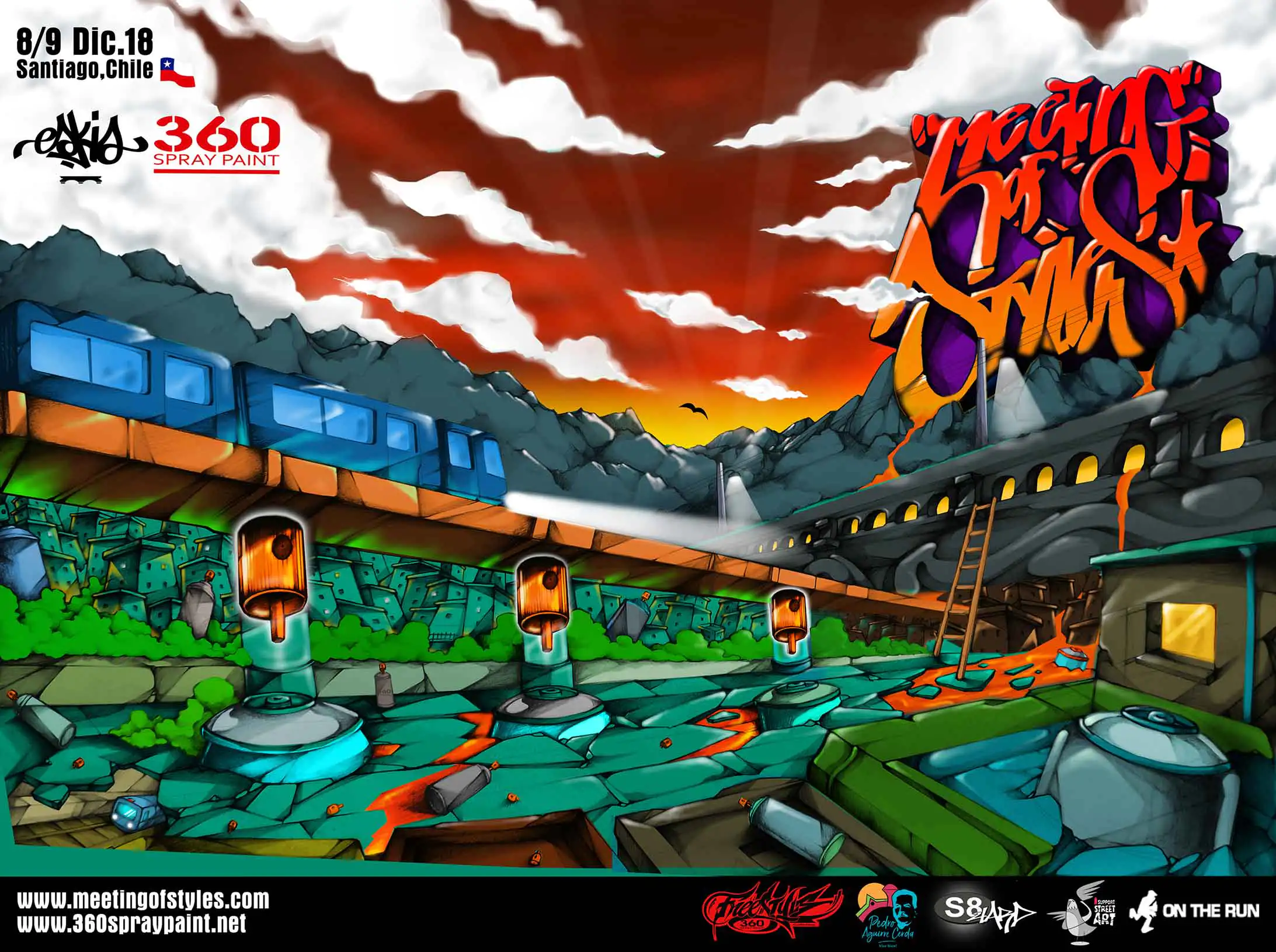 08-09 December 2018, Santiago de Chile (Chile) 13 - Meeting of Styles: International Street Art & Graffiti - Meeting of Styles: International Street Art & Graffiti