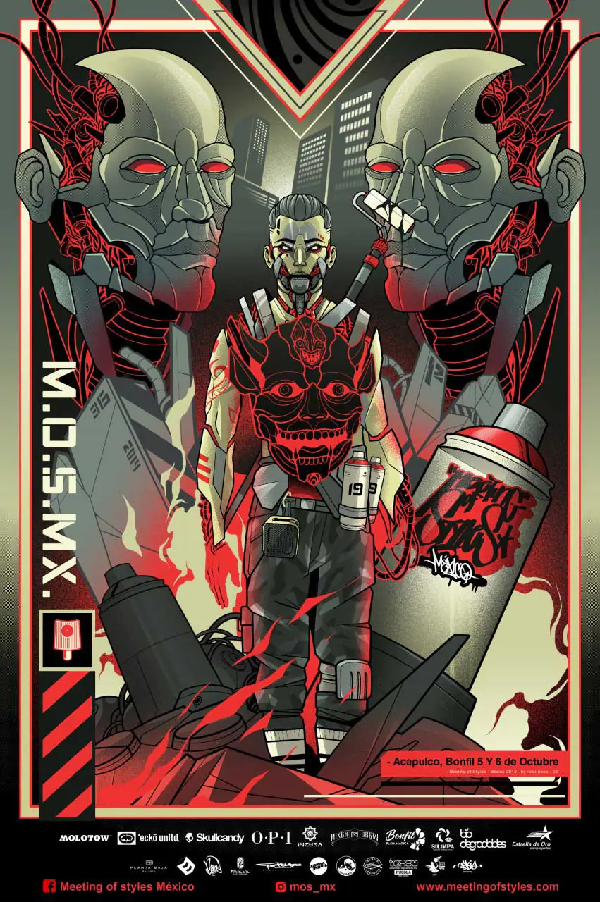 05-20 October 2019, Acapulco - Mexico DF - Playa Del Carmen (Mexico) 3 - Meeting of Styles: International Street Art & Graffiti MEX19 ACP web - Meeting of Styles: International Street Art & Graffiti