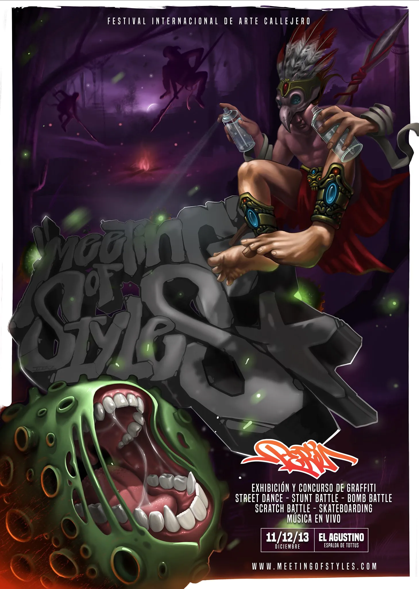 11-13 December 2020, Lima (Perú) 3 - Meeting of Styles: International Street Art & Graffiti - Meeting of Styles: International Street Art & Graffiti