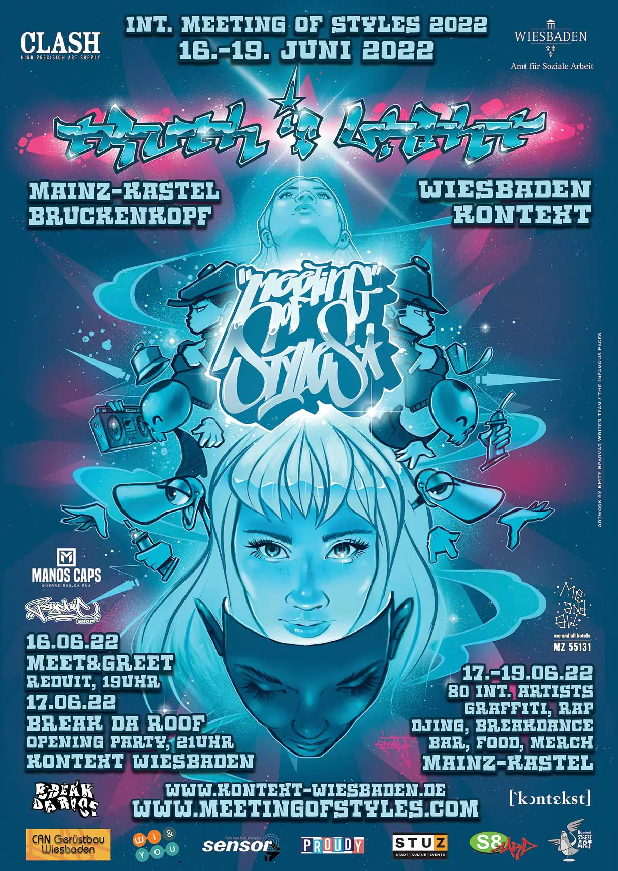 16-19 June 2022, Wiesbaden (Germany) 3 - Meeting of Styles: International Street Art & Graffiti WSB22 poster web - Meeting of Styles: International Street Art & Graffiti