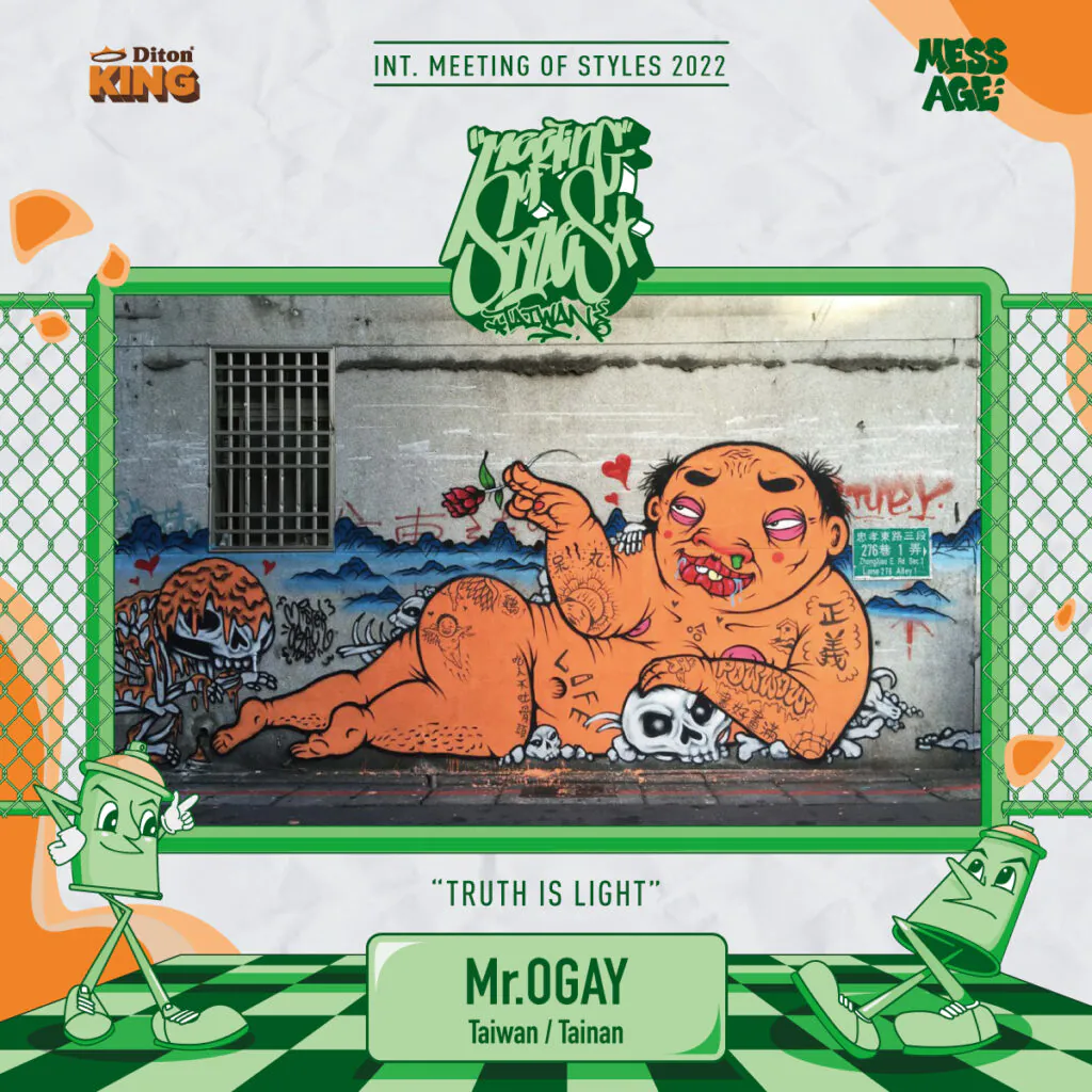 Mr.ogay - Meeting of Styles: International Street Art & Graffiti