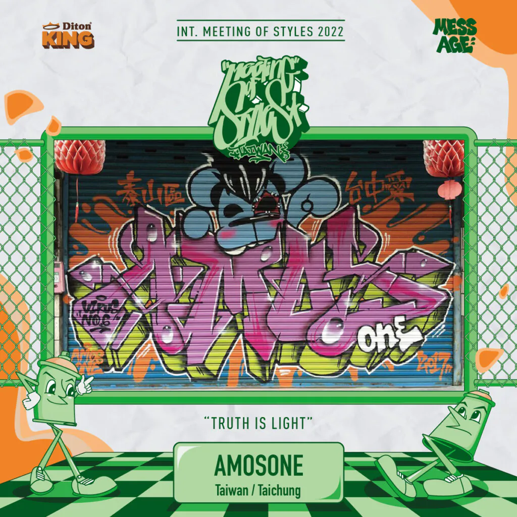 amosone - Meeting of Styles: International Street Art & Graffiti