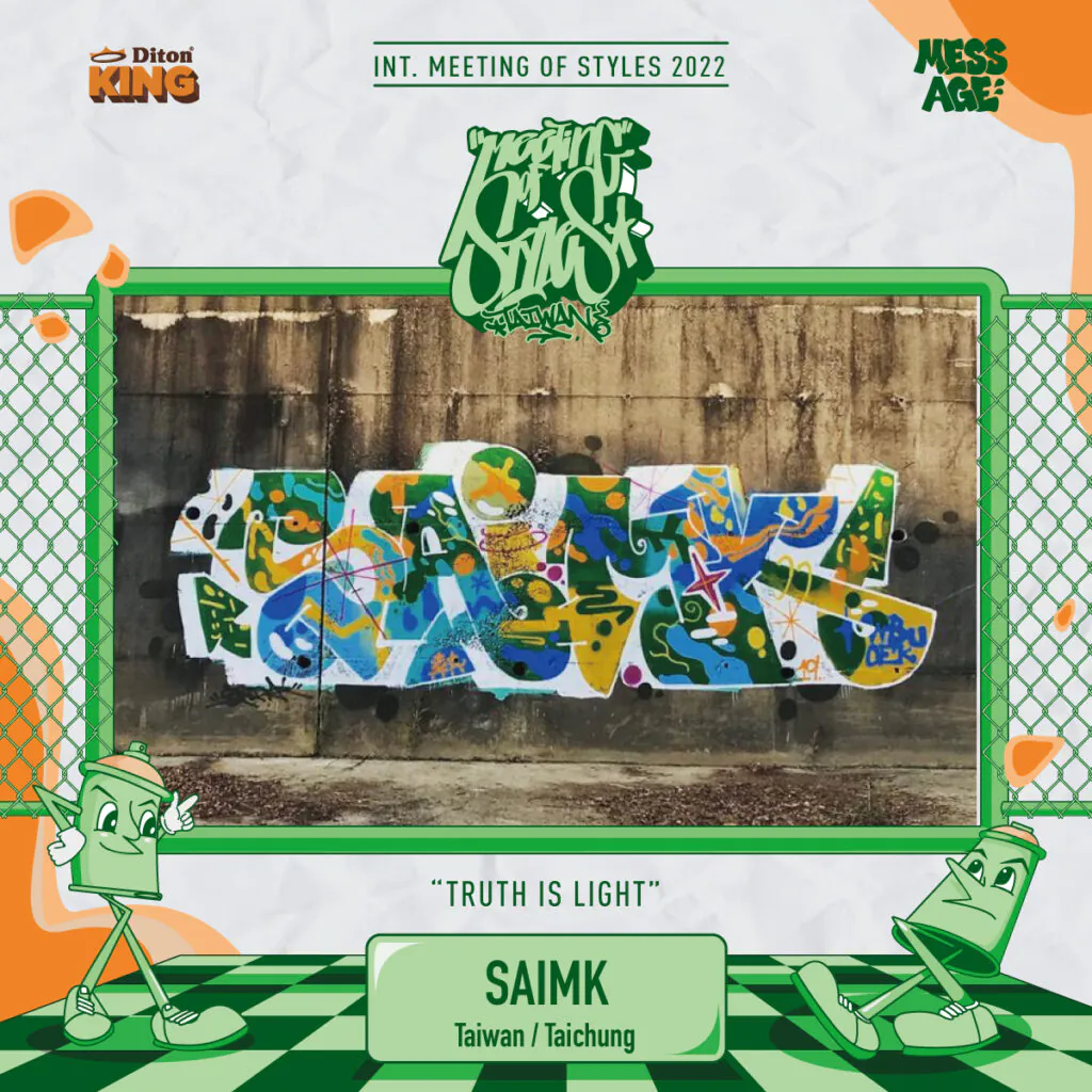 saimk - Meeting of Styles: International Street Art & Graffiti