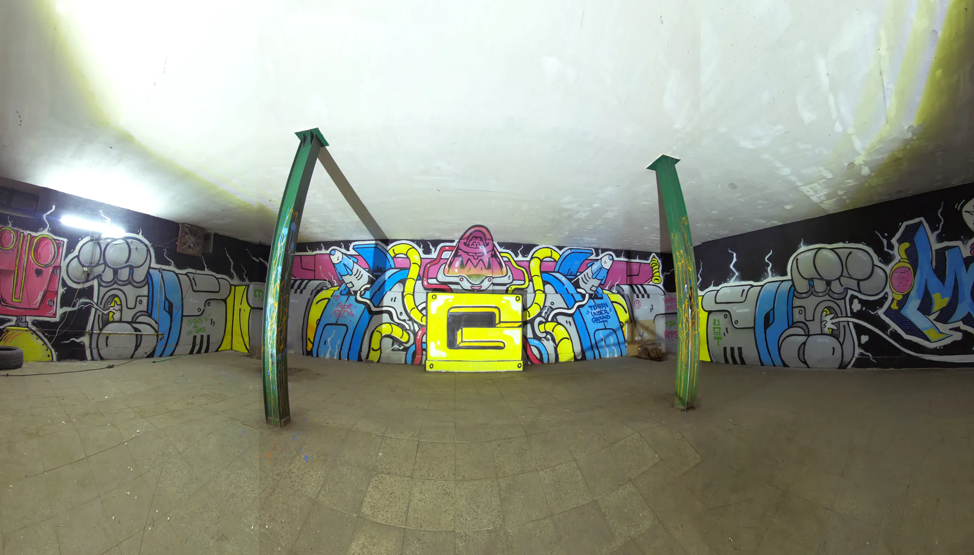 "Robo Gorbe" has landed in the basement of "underground tehran"