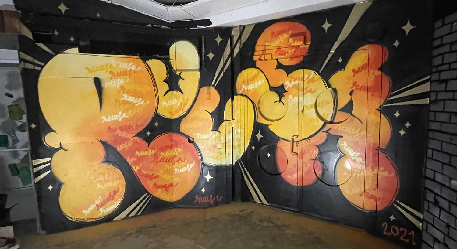 Ruusa 1 - Meeting of Styles: International Street Art & Graffiti Ruusa Wasagraffitiilandia 2021