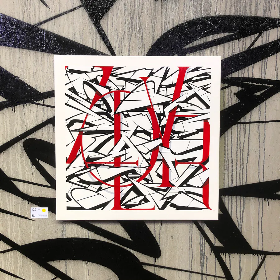 2240 YEARS22 CANVAS 60x60   ACRYLICSPRAYPAINT