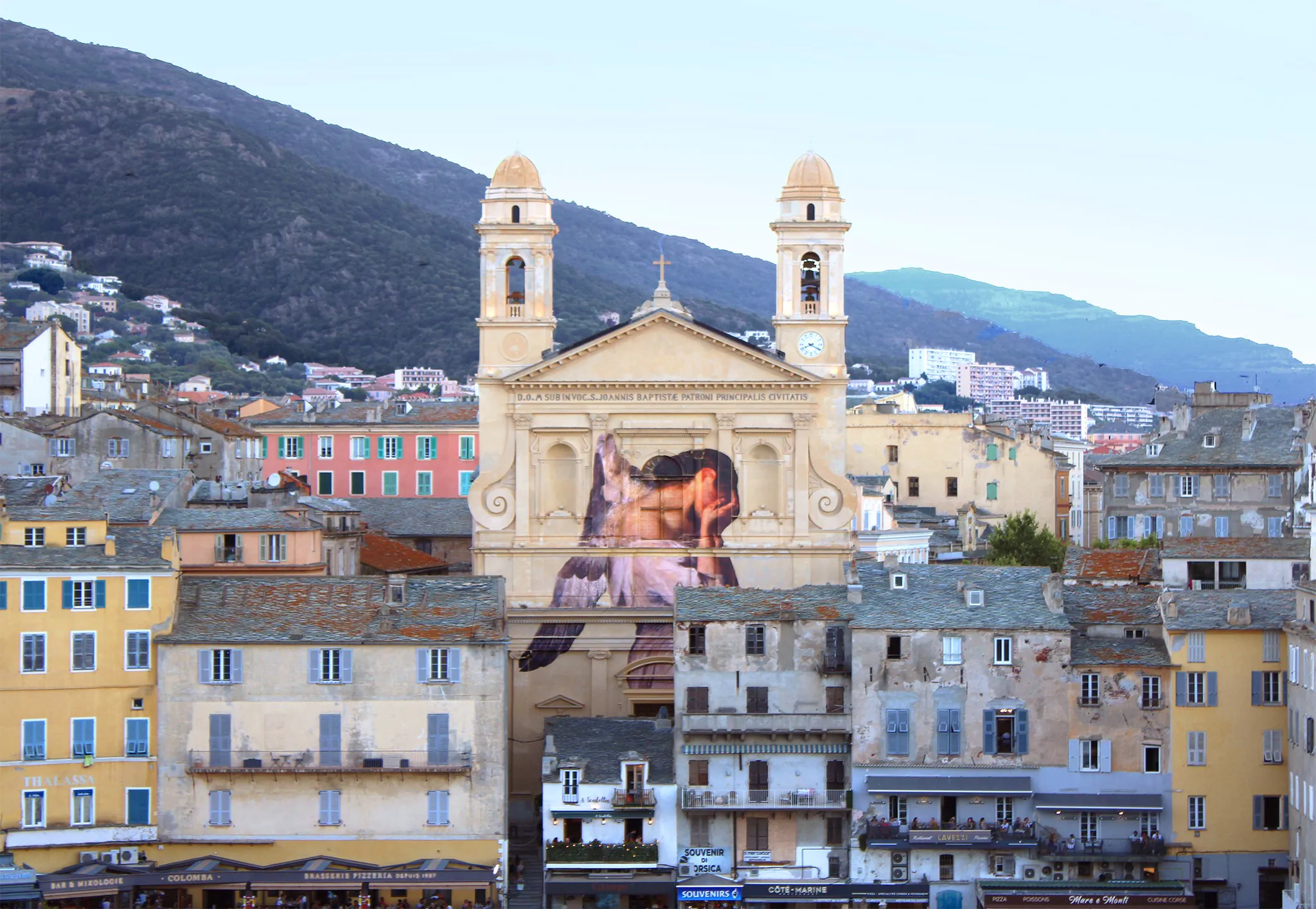 Pasting in Bastia, France