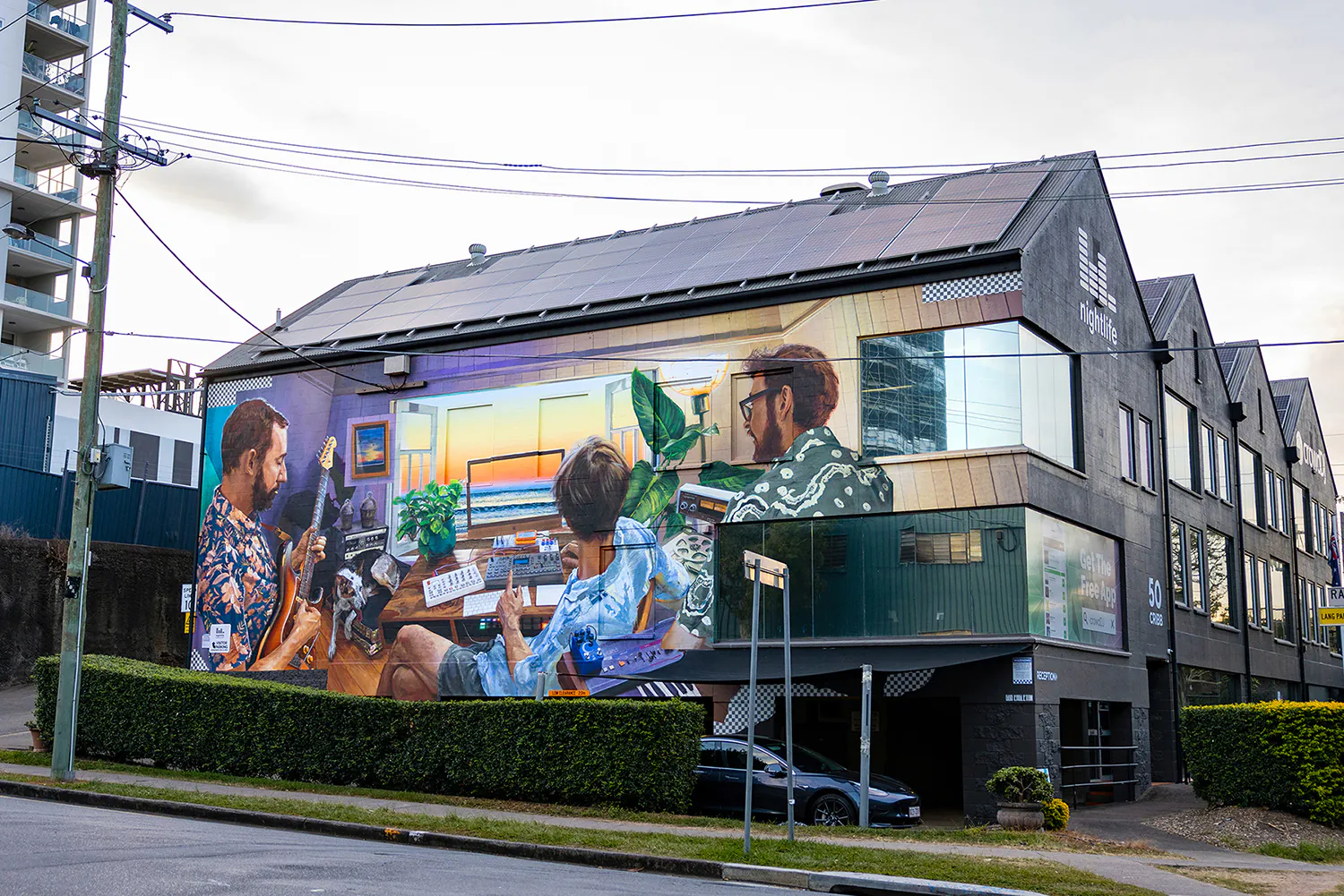 Gus Eagleton 4 - Meeting of Styles: International Street Art & Graffiti Gus Eagleton visions The Brisbane StStreet Art Festival photot Macami