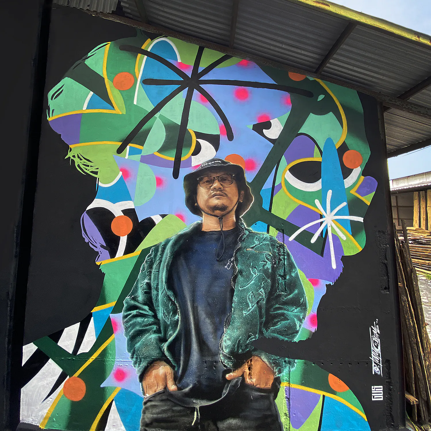 Gus Eagleton 2 - Meeting of Styles: International Street Art & Graffiti gus eagleton tuyuloveme colaboration canggu 2023