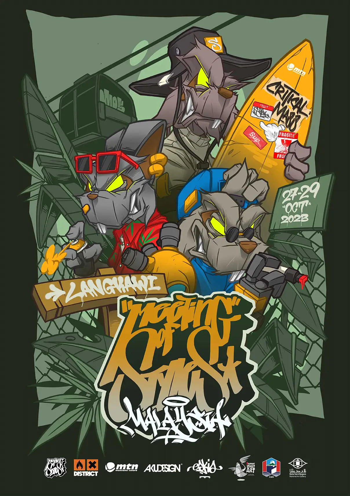 KUL23 Poster web - Meeting of Styles: International Street Art & Graffiti