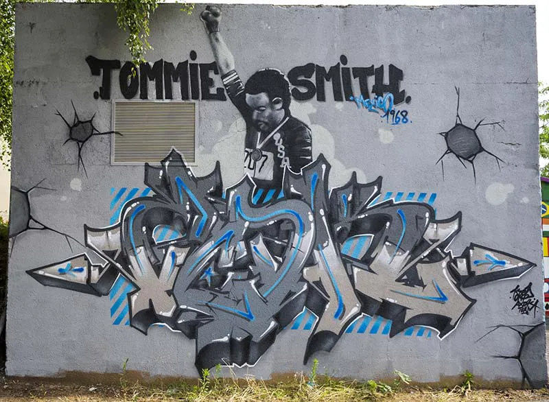 TOMMY SMITH MEXICO 1968 KZED ZEDK AMIENS GRAFFITI DECORATION STREETART asso7emesens 7emesens atelier