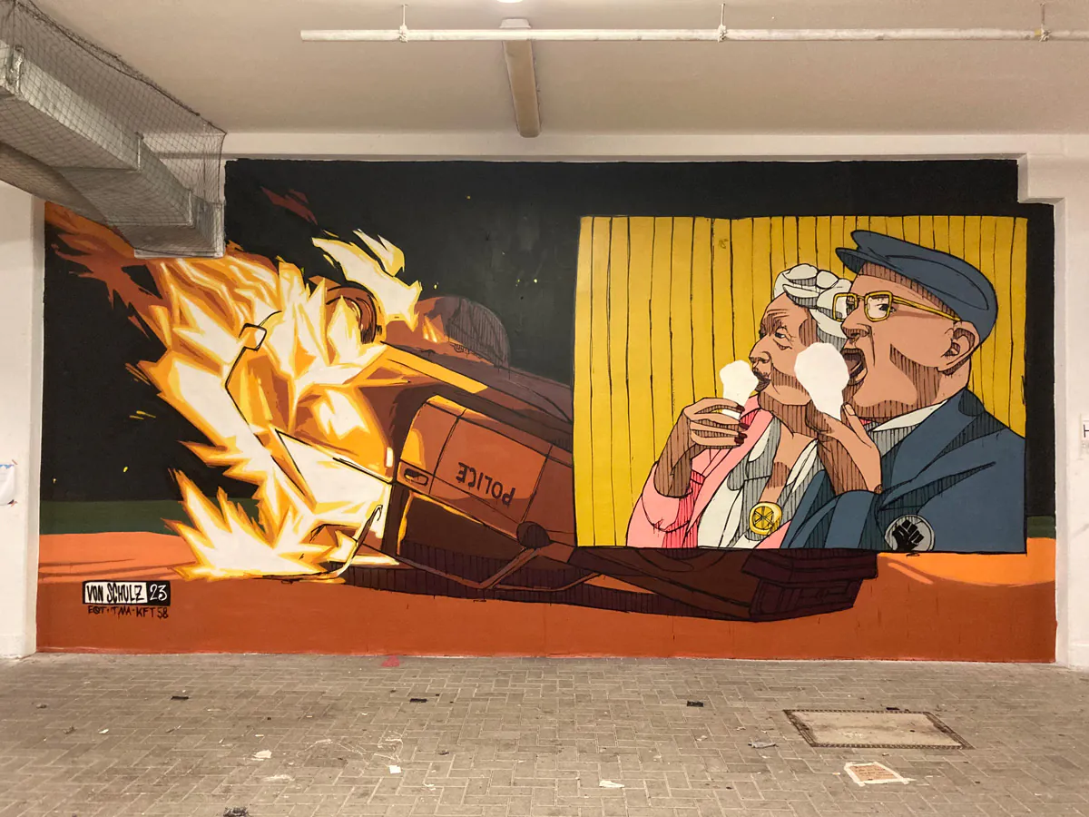 von Schulz 4 - Meeting of Styles: International Street Art & Graffiti 04 von schulz Millerntor Hamburg 2023 klein