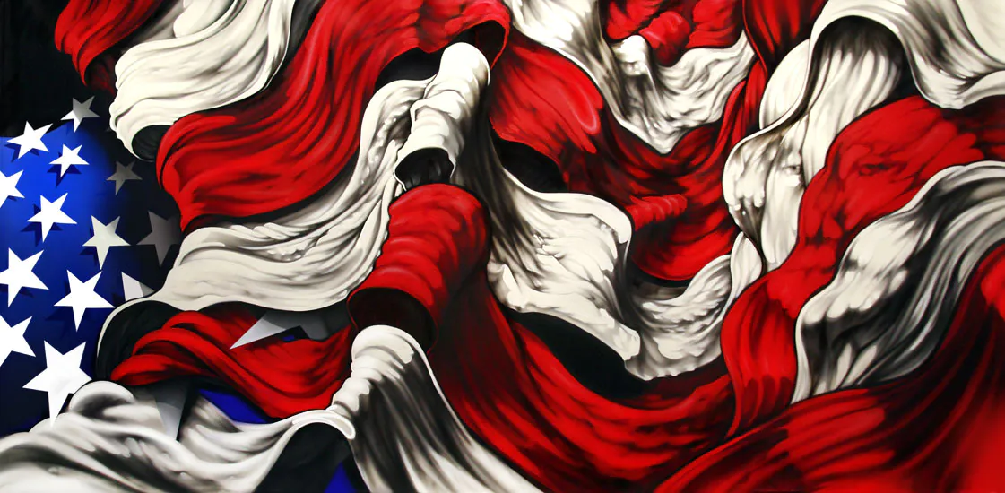 Flag Mural