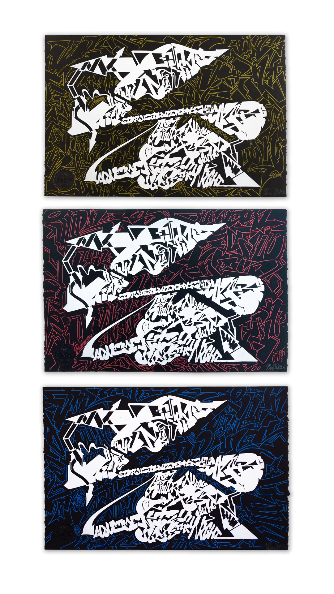 JURNE 2 - Meeting of Styles: International Street Art & Graffiti jurne 3 prints embellished multiple S print webstore 2023