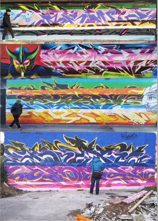 selection of glitched letter pieces selection of glitched letter pieces