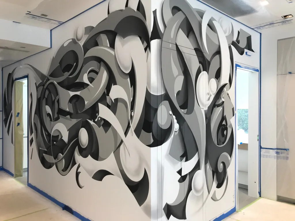 Erni Vales 2 - Meeting of Styles: International Street Art & Graffiti 3D Style Mural