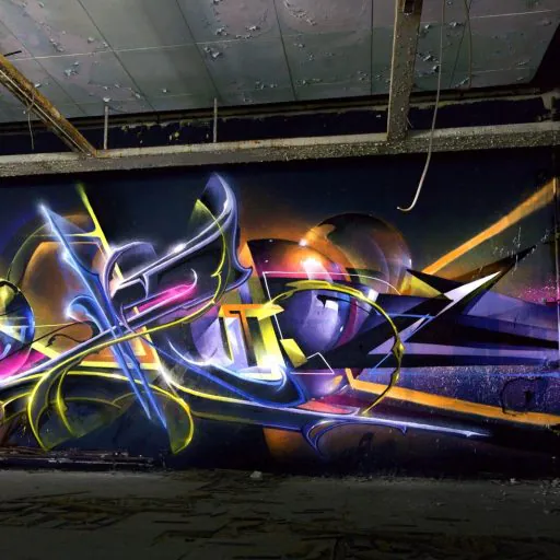 AbrissGoldenenerRahmen scaled - Meeting of Styles: International Street Art & Graffiti