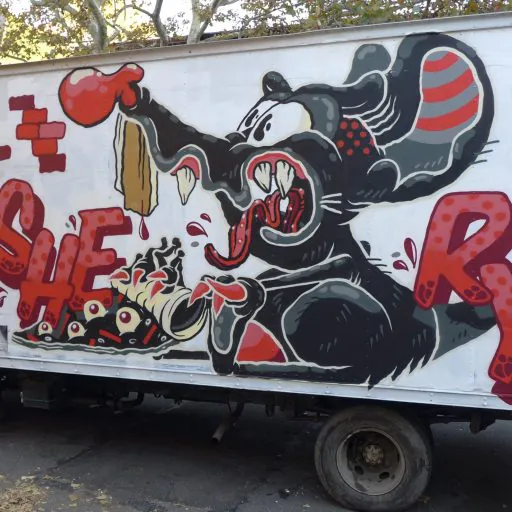 SHERYO TRUCK - Meeting of Styles: International Street Art & Graffiti
