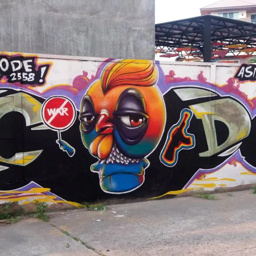 codeAsinLadPhrao2LR - Meeting of Styles: International Street Art & Graffiti