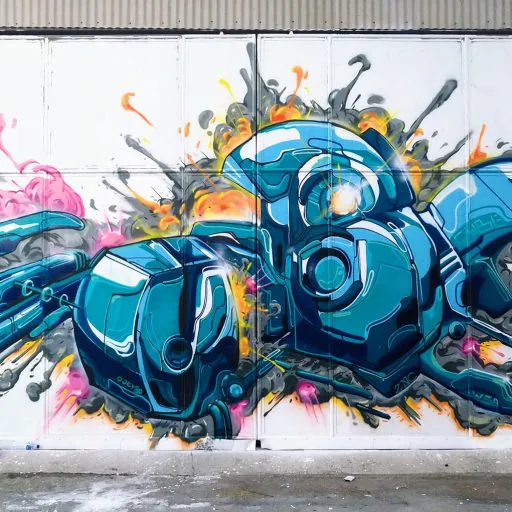 CUBE Graffiti Mural11 - Meeting of Styles: International Street Art & Graffiti