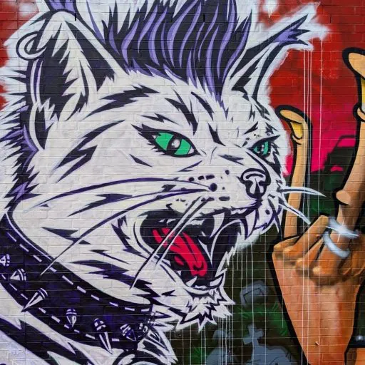 Sprite punk cat - Meeting of Styles: International Street Art & Graffiti