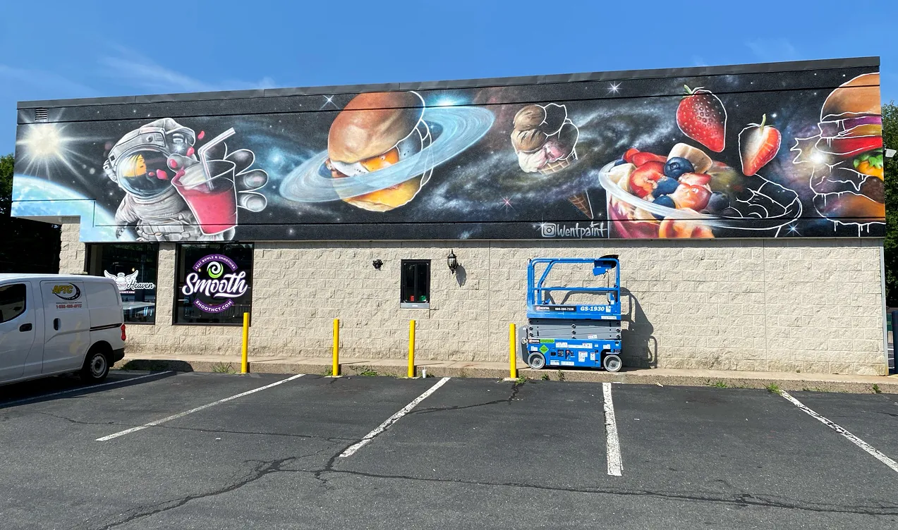 WENTPAINT 3 - Meeting of Styles: International Street Art & Graffiti Brian Wentworth Burger Heaven