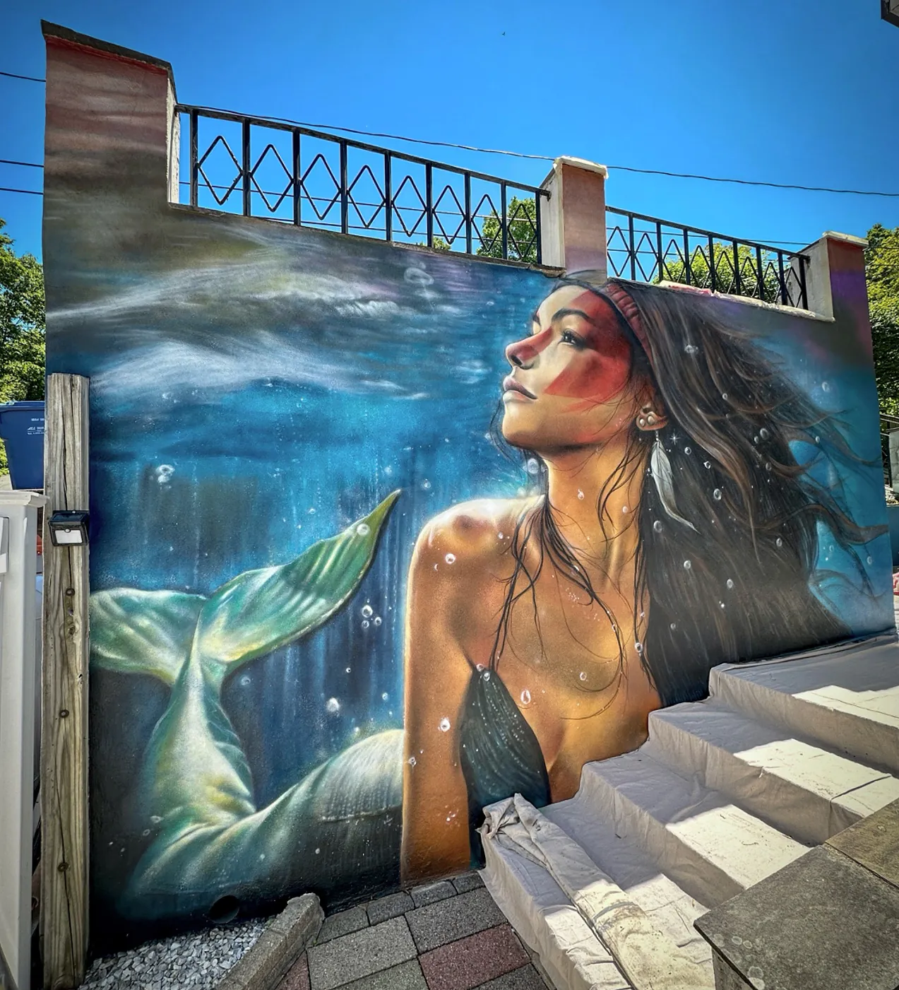 WENTPAINT 4 - Meeting of Styles: International Street Art & Graffiti Brian Wentworth Mermaid