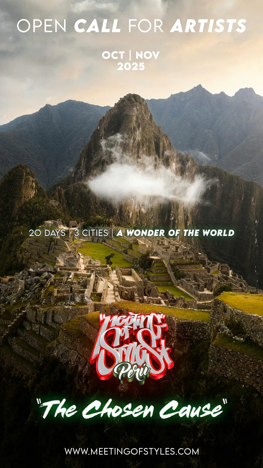 PRIMER FLYER LLAMADO DE ARTISTA - Meeting of Styles: International Street Art & Graffiti