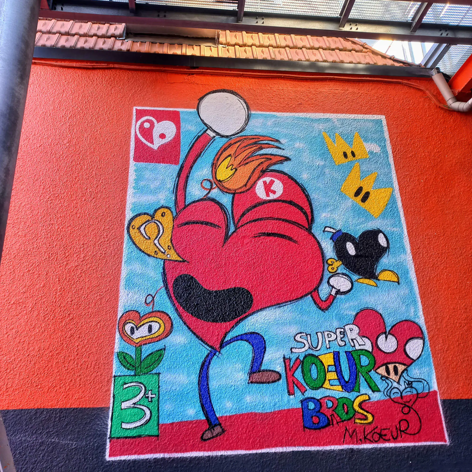 M.Koeur 3 - Meeting of Styles: International Street Art & Graffiti M.Koeur Super Koeur Bros Roubaix