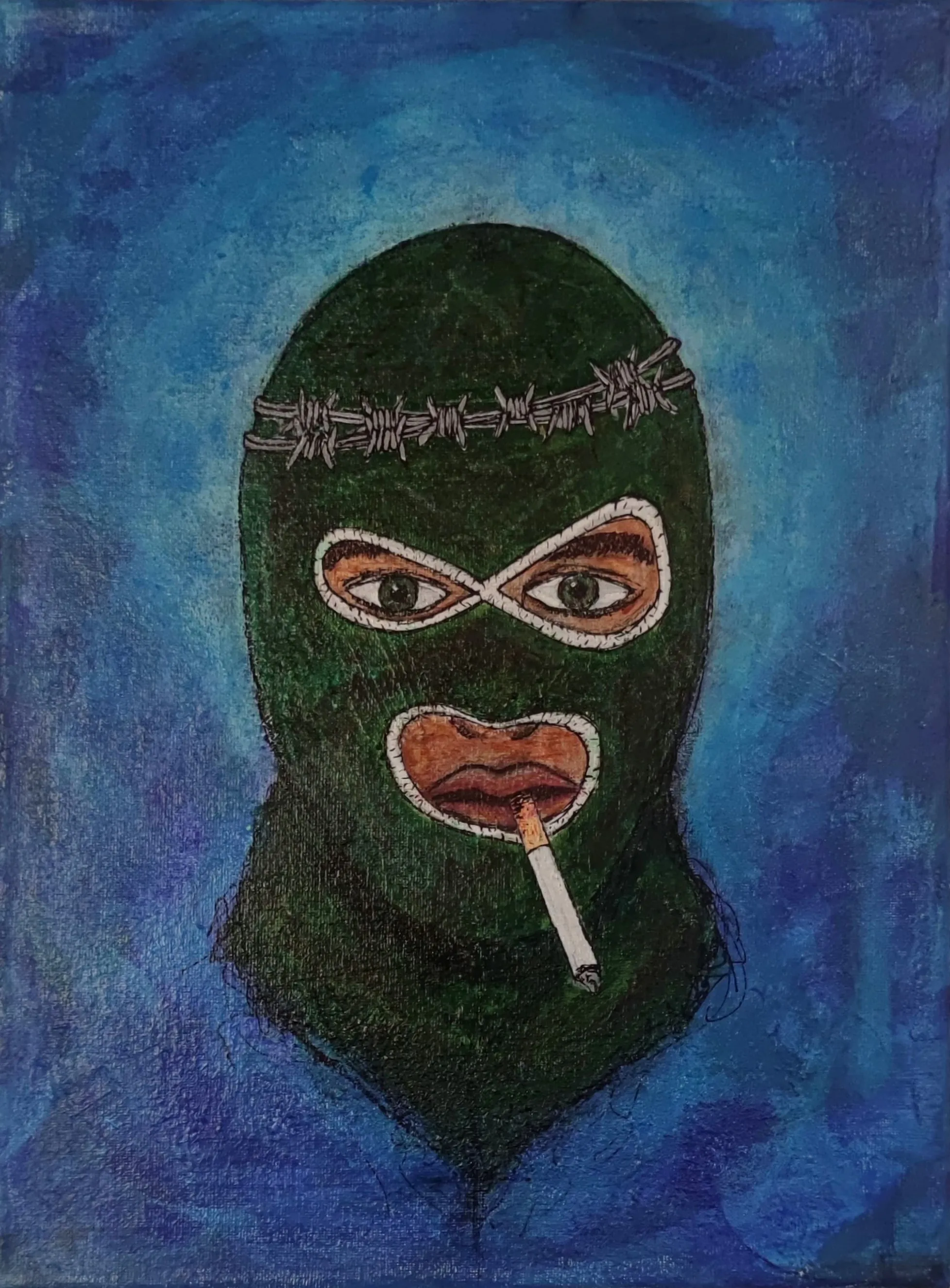 Mova 2 - Meeting of Styles: International Street Art & Graffiti Mova You 30 x 40 x 2 cm