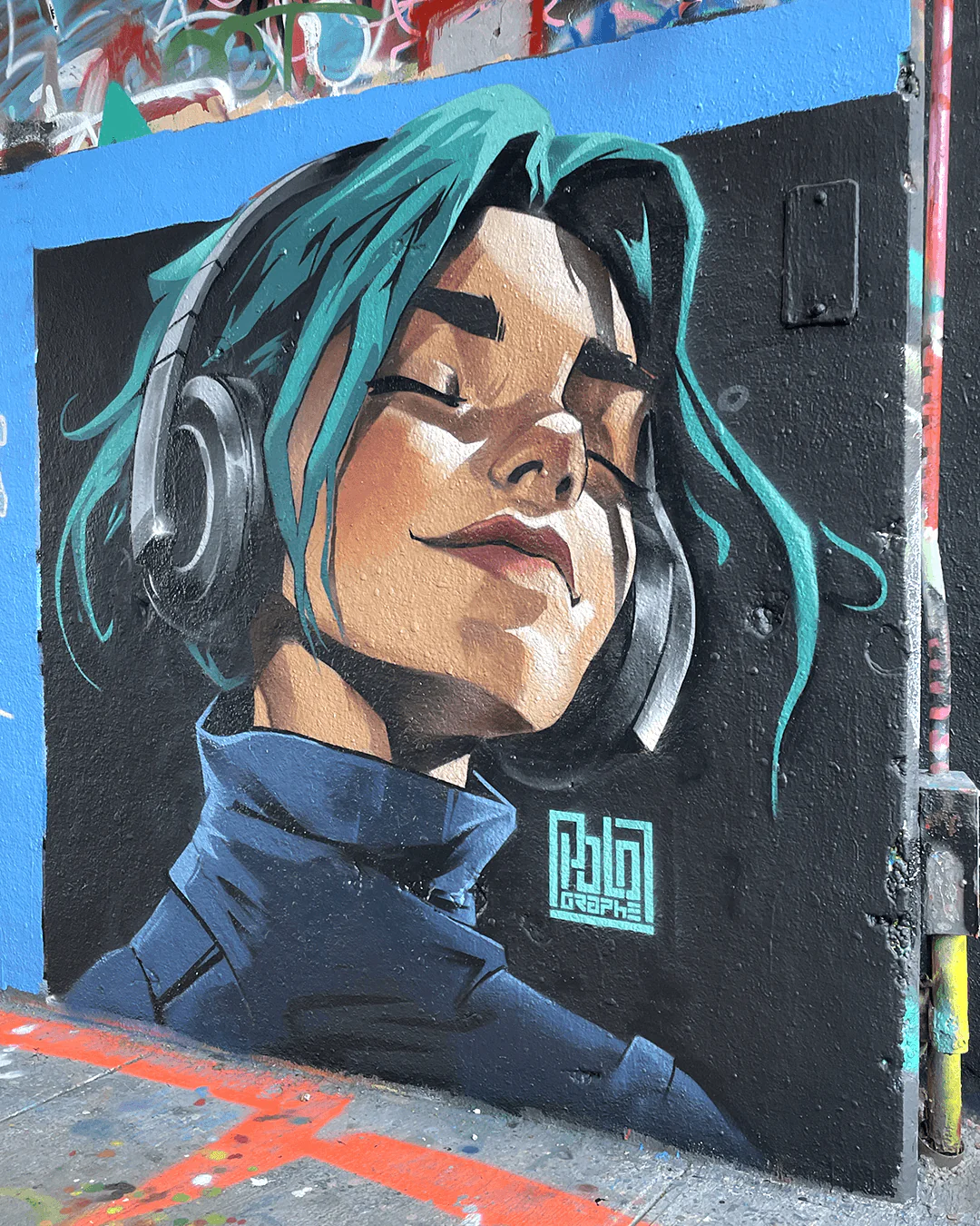 Polographe 4 - Meeting of Styles: International Street Art & Graffiti MusicGirl Insta 02