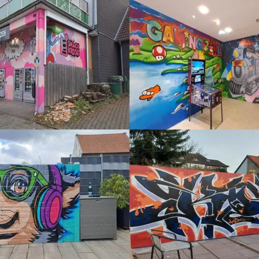 graffiti collage 1 - Meeting of Styles: International Street Art & Graffiti