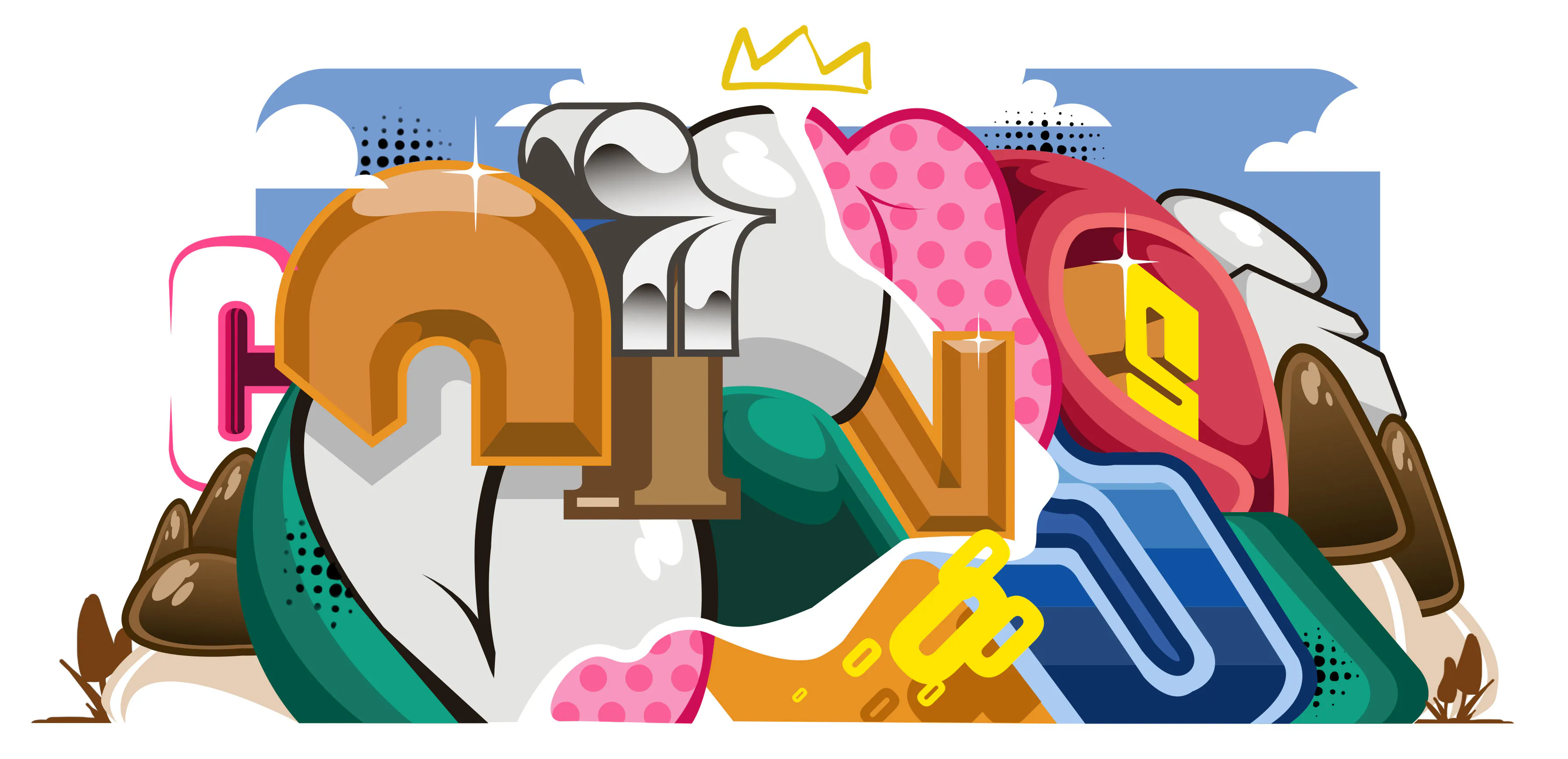 CIONSI LETTERING WILD