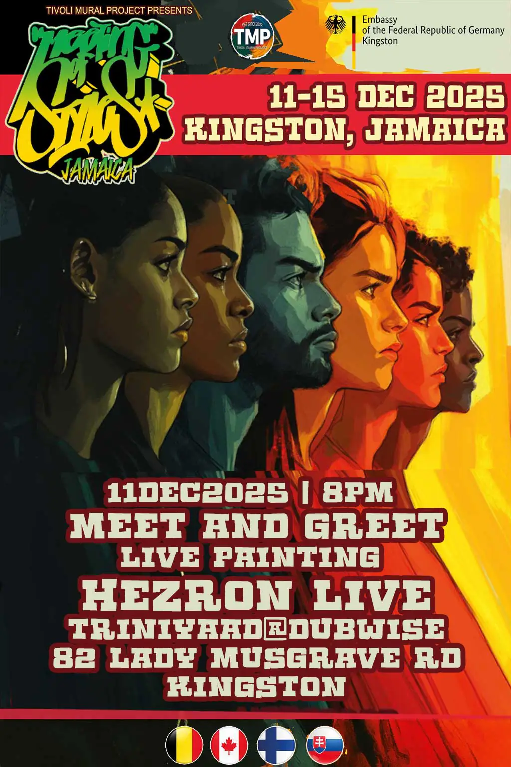 11-14 December 2025, Kingston (Jamaica) 9 - Meeting of Styles: International Street Art & Graffiti KIN25 A3 insta 3 - Meeting of Styles: International Street Art & Graffiti