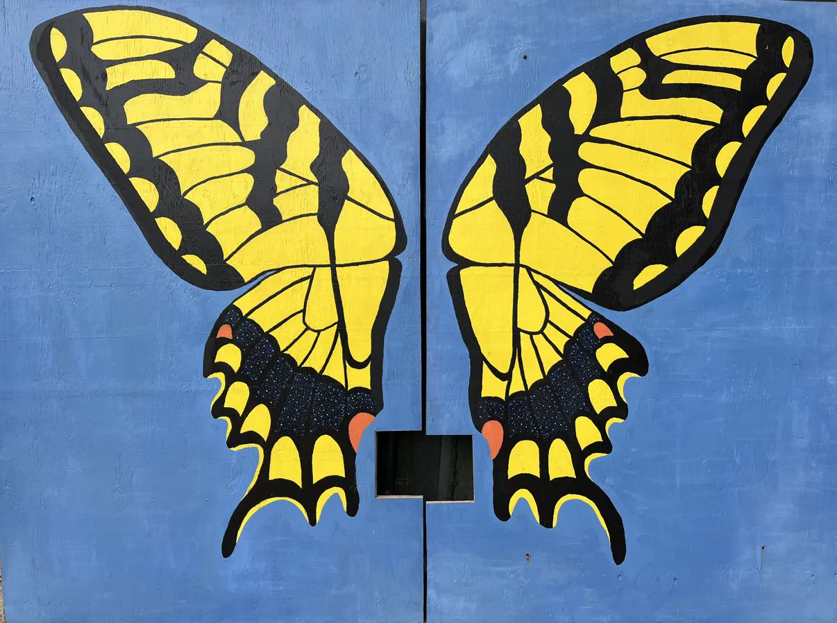 01 Wings of Freedom Nov 02 2025 acrylic on wood 60 inch x 72 inch 1000