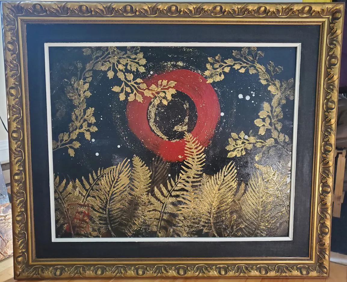 05 Black Hole Sun Sep 06 2024 acrylic on wood 16 inch x 24 inch 275 - Meeting of Styles: International Street Art & Graffiti