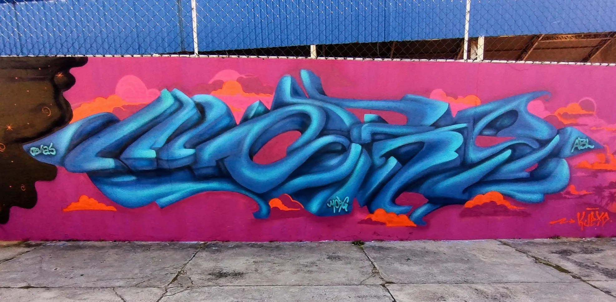 3d azul - Meeting of Styles: International Street Art & Graffiti