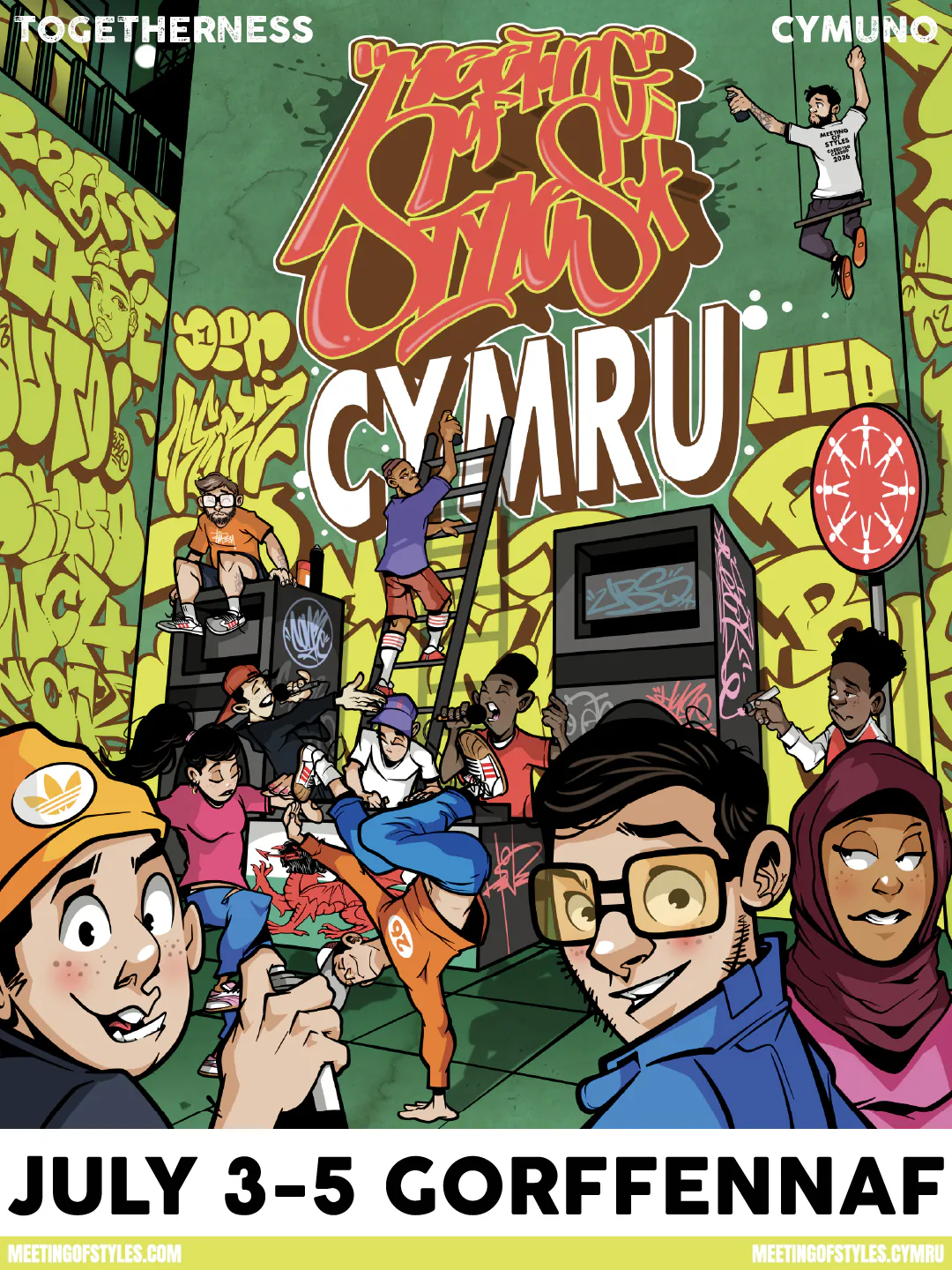 main flier - Meeting of Styles: International Street Art & Graffiti