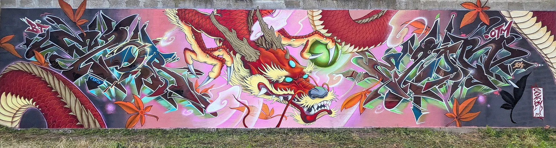 Dragon wall by EZOR 184 8